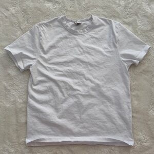 Saint Laurent YSL Classic White Crew Neck T-Shirt - Men